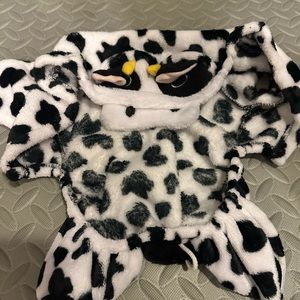 Cow dog costume